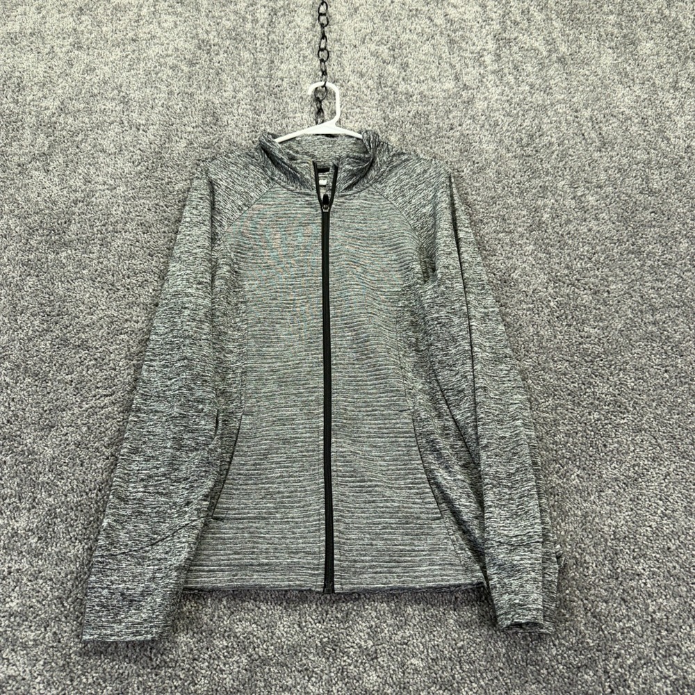 Avia Sweatshirt Womens XXL Gray Full Zip Activewear